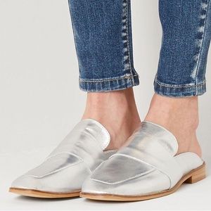 Free People Silver Flats
